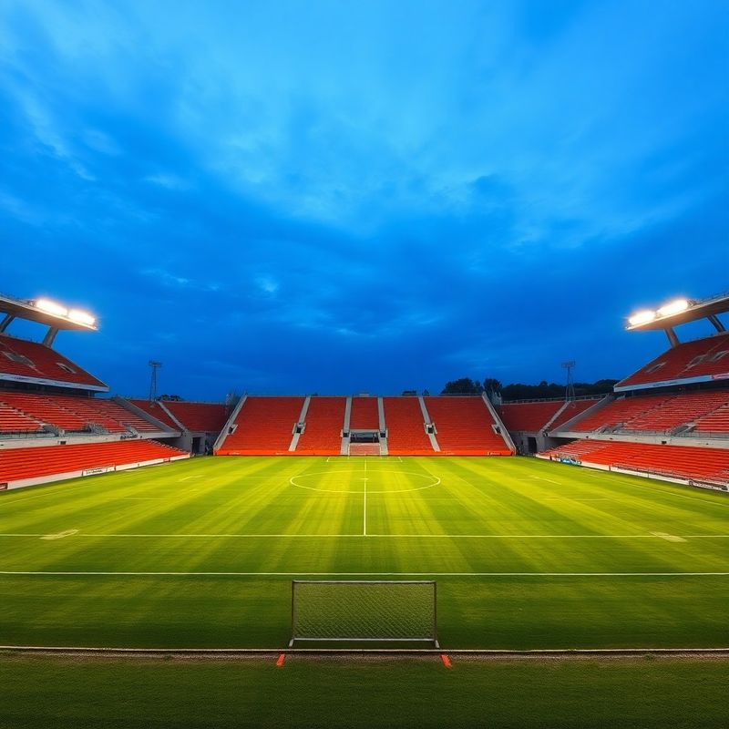 Stadion u sumrak uoči početka sezone